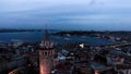 Galata Tower Aerial Urban View Photo of Istanbul Skyline Cityscape