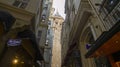 The Galata Tower,Galata Kulesi by the Genoese, is a medieval stone tower in the Galata/KarakÃÂ¶y quarter of Istanbul, Turkey