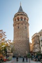 The Galata Tower (Galata Kulesi) Royalty Free Stock Photo