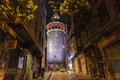 Galata tower in istanbul Beyoglu