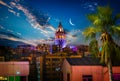 Galata Tower in Istanbul at night