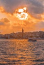 Galata Tower in Istanbul, Turkey