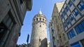 The Galata Tower,Galata Kulesi by the Genoese, is a medieval stone tower in the Galata/KarakÃÂ¶y quarter of Istanbul, Turkey