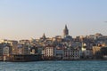 Galata tower landscape in ÃÂ°stanbul, Turkey. Royalty Free Stock Photo