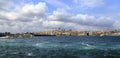 The Galata Tower is a medieval stone tower in the Galata