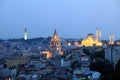 Galata Tower and Suleimanie Mosque Royalty Free Stock Photo