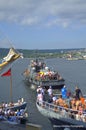 Galata-Varna marathoners leaving to the start line