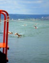 Galata-Varna swimming marathon final Royalty Free Stock Photo