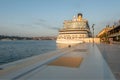 Galataport, cruise ship port in the Karakoy Royalty Free Stock Photo