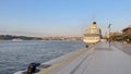 Galataport, cruise ship port in the Karakoy Royalty Free Stock Photo