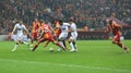 Galatasaray FC - Manchester United FC Royalty Free Stock Photo