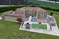 Galatasaray high school in Miniaturk park, Istanbul Royalty Free Stock Photo