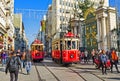 The Galatasaray High School tram station