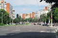 Galati city center. Street view. Royalty Free Stock Photo