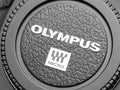 Galati, Romania - January 12, 2023: OM System presenting the new M43 mirrorless camera OM-1 to local photographers Royalty Free Stock Photo