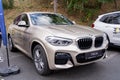 Galati, Romania - September 15, 2021: BMW X4 xDrive 20i first generation, F26 compact luxury suv. Royalty Free Stock Photo