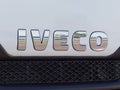 Iveco Sign in front of a van