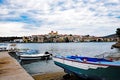 Galaxidi, Greece, View Across Outer Harbour Royalty Free Stock Photo