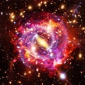 Galaxies. The elements of this image furnished by NASA