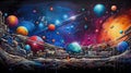 galaxies grafitti stars