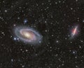 Galaxies M81 and M82 Royalty Free Stock Photo