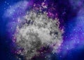 Galaxy background with stars and stardust Royalty Free Stock Photo