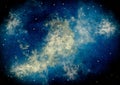 Galaxy background with stars and stardust Royalty Free Stock Photo
