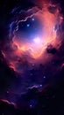 galaxy clouds nebula abstract wallpaper concept transports you to a celestial realm of space and cosmic beauty.