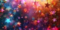 A Galaxy of Color: A Dazzling Array of Multicolored Stars