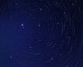 Galaxy dark blue bright starry sky cosmic star background