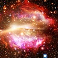 Galaxy. The elements of this image furnished by NASA
