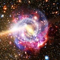 Galaxy. The elements of this image furnished by NASA