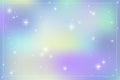 Galaxy fantasy background of cute bright star on pastel color sky