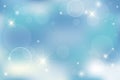 Galaxy fantasy background of cute bright star on pastel blue color sky. Royalty Free Stock Photo