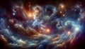 a galaxy filled with lots of stars in it's atmosphere Royalty Free Stock Photo