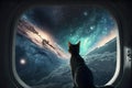 Galaxy Guardians: Cats Watching Over the Night Realm