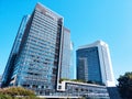 Galaxy Holding building and Ritz-Carlton Hotel in Futian Central Business District in Shenzhen. Royalty Free Stock Photo