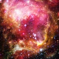 Galaxy and light. The elements of this image furnished by NASA