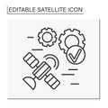 Galaxy line icon