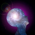 Galaxy Mind Royalty Free Stock Photo