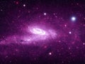 galaxy and nebula in the deep space. elements of this image furnished by nasa. high quality photo Royalty Free Stock Photo