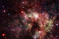 Galaxy in outer space, beauty of universe Royalty Free Stock Photo