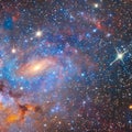 909 Galaxy Space Exploration: A mesmerizing and cosmic background featuring galaxy space exploration with stars, planets, and ne