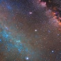 909 Galaxy Space Exploration: A mesmerizing and cosmic background featuring galaxy space exploration with stars, planets, and ne