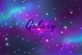 Galaxy starry night sky background design Royalty Free Stock Photo