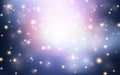 Galaxy of universe bokeh soft light abstract background