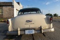 A vintage Chevrolet car parked along the US route 66 neat the city of Galena, in the State of Kansas