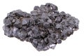 galena mineral isolated Royalty Free Stock Photo