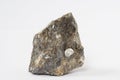 Galena mineral with Sphalerite also lead ore on white background