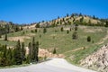 Galena Summit along Idaho State Highway 75 in the Sawtooth National Recreation Area in the summer